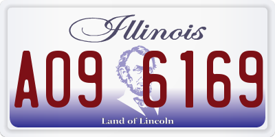 IL license plate A096169
