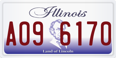 IL license plate A096170