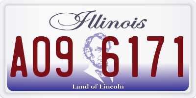 IL license plate A096171