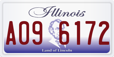 IL license plate A096172