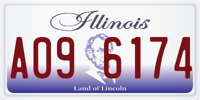 IL license plate A096174