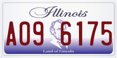 IL license plate A096175