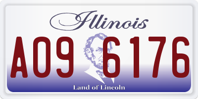 IL license plate A096176
