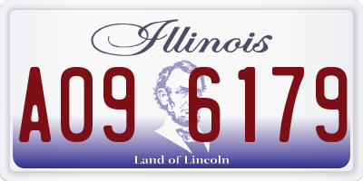 IL license plate A096179