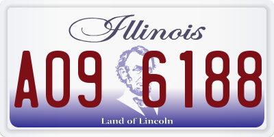 IL license plate A096188