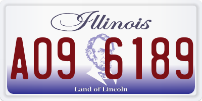 IL license plate A096189