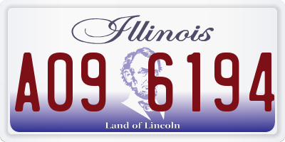 IL license plate A096194