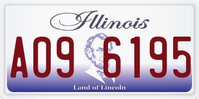IL license plate A096195