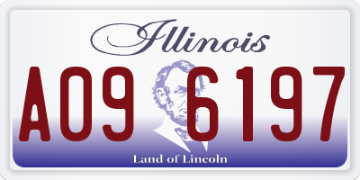 IL license plate A096197