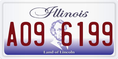 IL license plate A096199