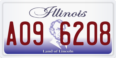 IL license plate A096208