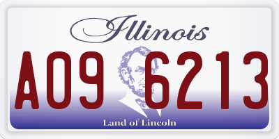 IL license plate A096213