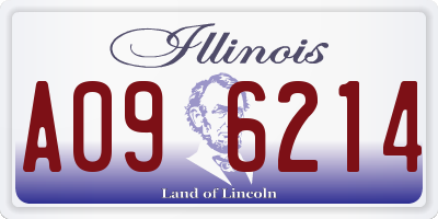 IL license plate A096214