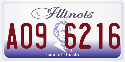 IL license plate A096216