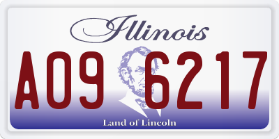 IL license plate A096217