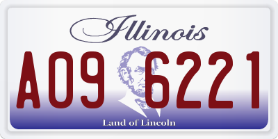 IL license plate A096221