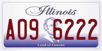 IL license plate A096222