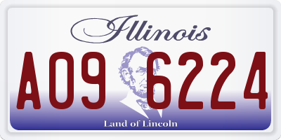 IL license plate A096224