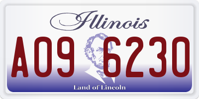 IL license plate A096230