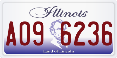 IL license plate A096236