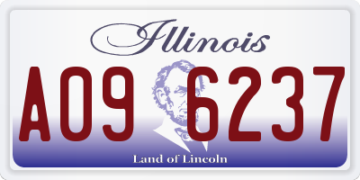 IL license plate A096237