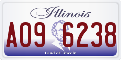 IL license plate A096238