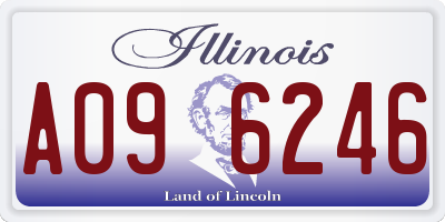 IL license plate A096246