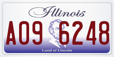 IL license plate A096248