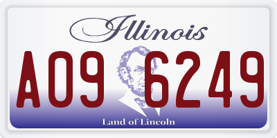 IL license plate A096249