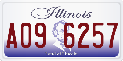 IL license plate A096257
