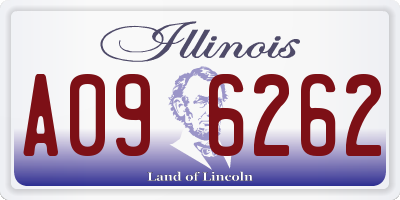 IL license plate A096262