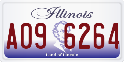 IL license plate A096264