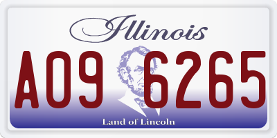 IL license plate A096265