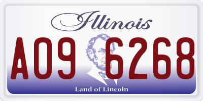 IL license plate A096268