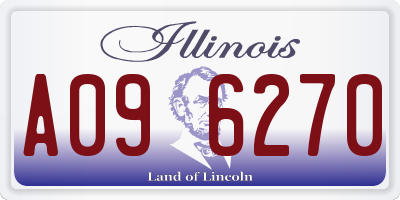 IL license plate A096270