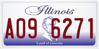 IL license plate A096271