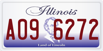 IL license plate A096272