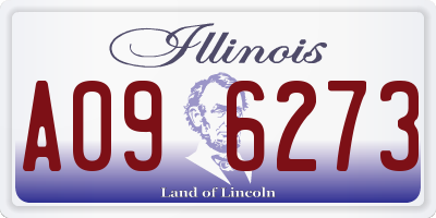 IL license plate A096273
