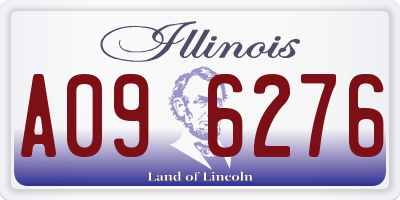 IL license plate A096276