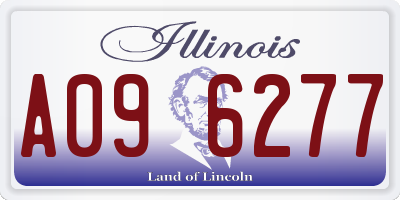 IL license plate A096277