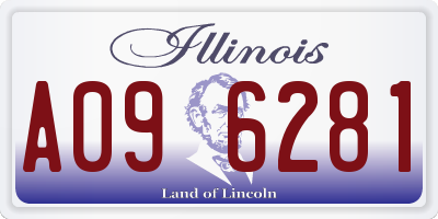 IL license plate A096281