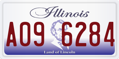IL license plate A096284