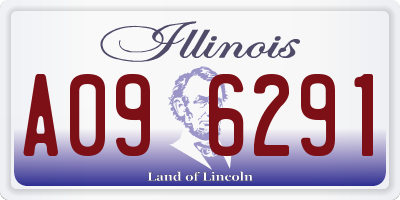 IL license plate A096291