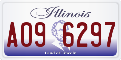 IL license plate A096297