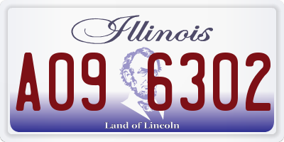IL license plate A096302
