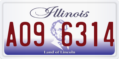 IL license plate A096314