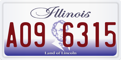 IL license plate A096315