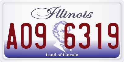 IL license plate A096319