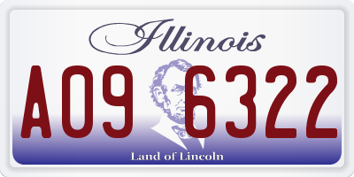 IL license plate A096322