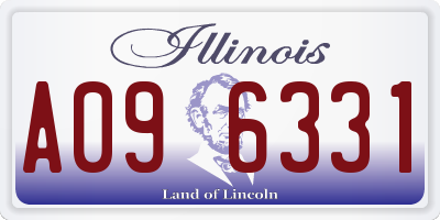 IL license plate A096331